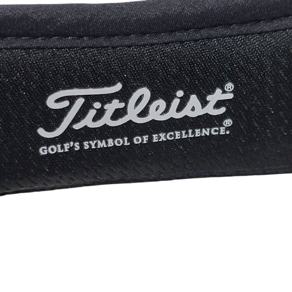 Titleist Womens Sundrop Sun Visor Hat Golf Black UPF 50 Wicking Adjustable NEW - Picture 12 of 13